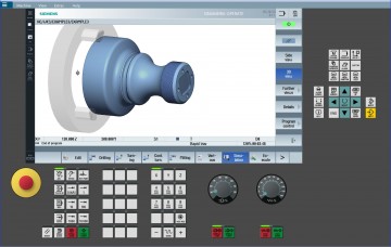 CNC simulator sinumerik sinutrain draaien