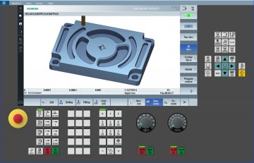 CNC simulator sinumerik sinutrain frezen
